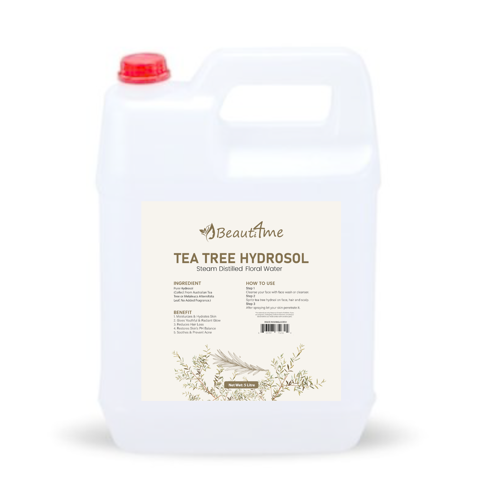 5 Liter Tea Tree Hydrosol